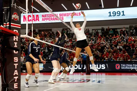Podraza Named Big Ten Setter of the Week for the Third Time this Season