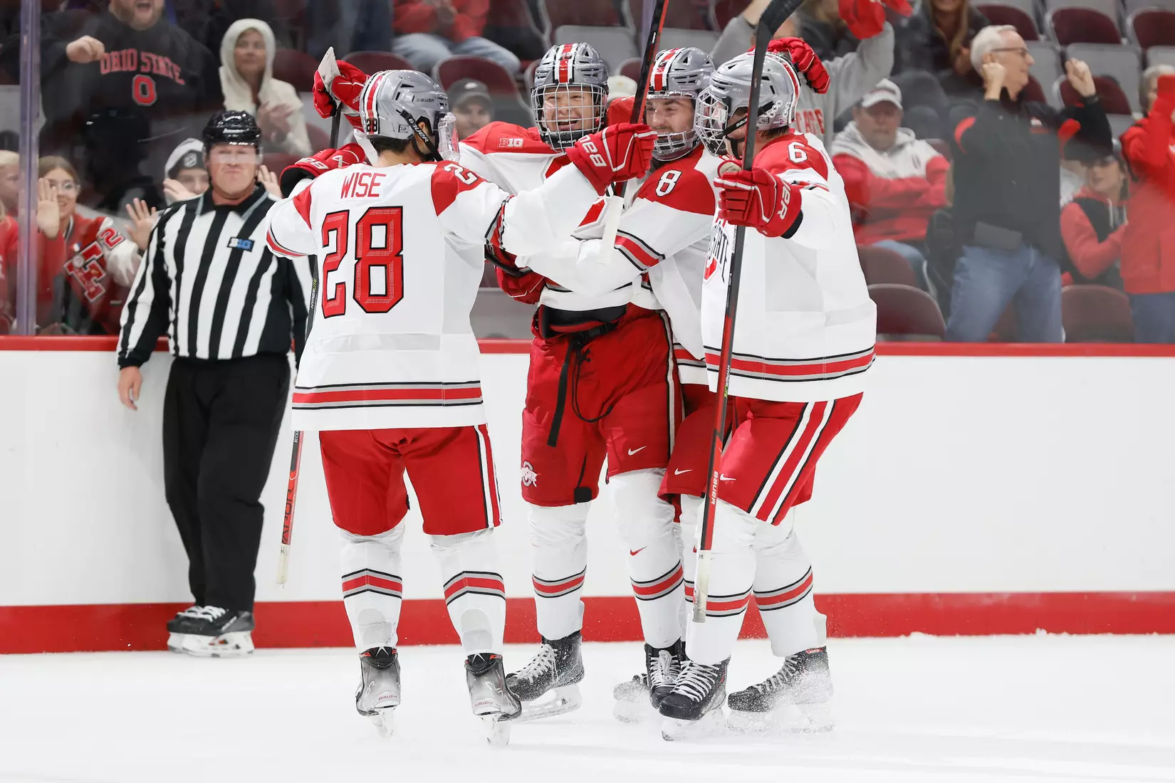 No. 14 Buckeyes Down Badgers 3-1 in B1G and Home Opener
