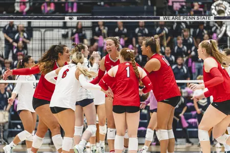 No. 6 Ohio State Wins at No. 11 Penn State in Five-Set Thriller
