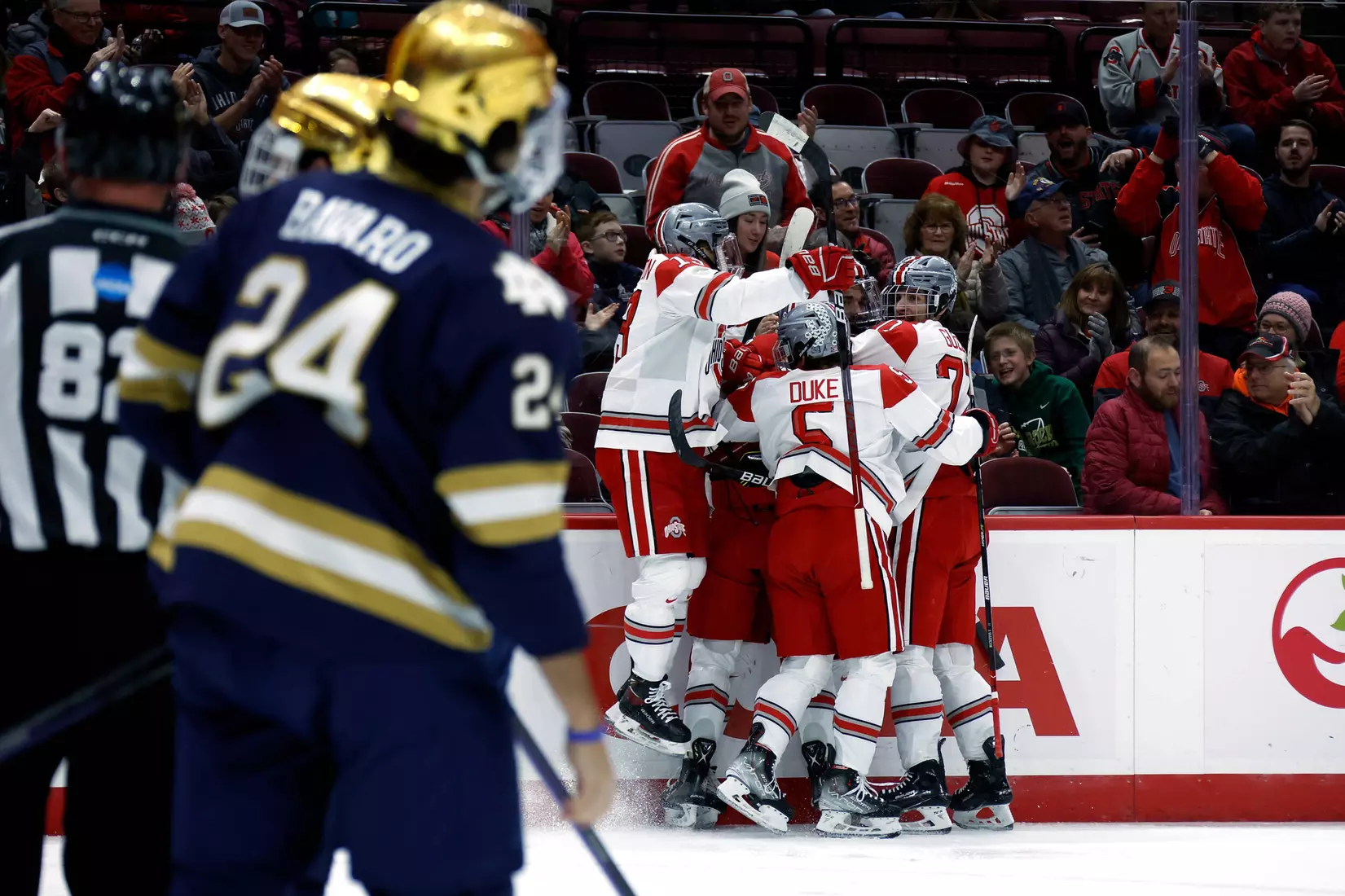Three-Goal Third Lifts No. 12/13 Buckeyes to Win over No. 20 Irish