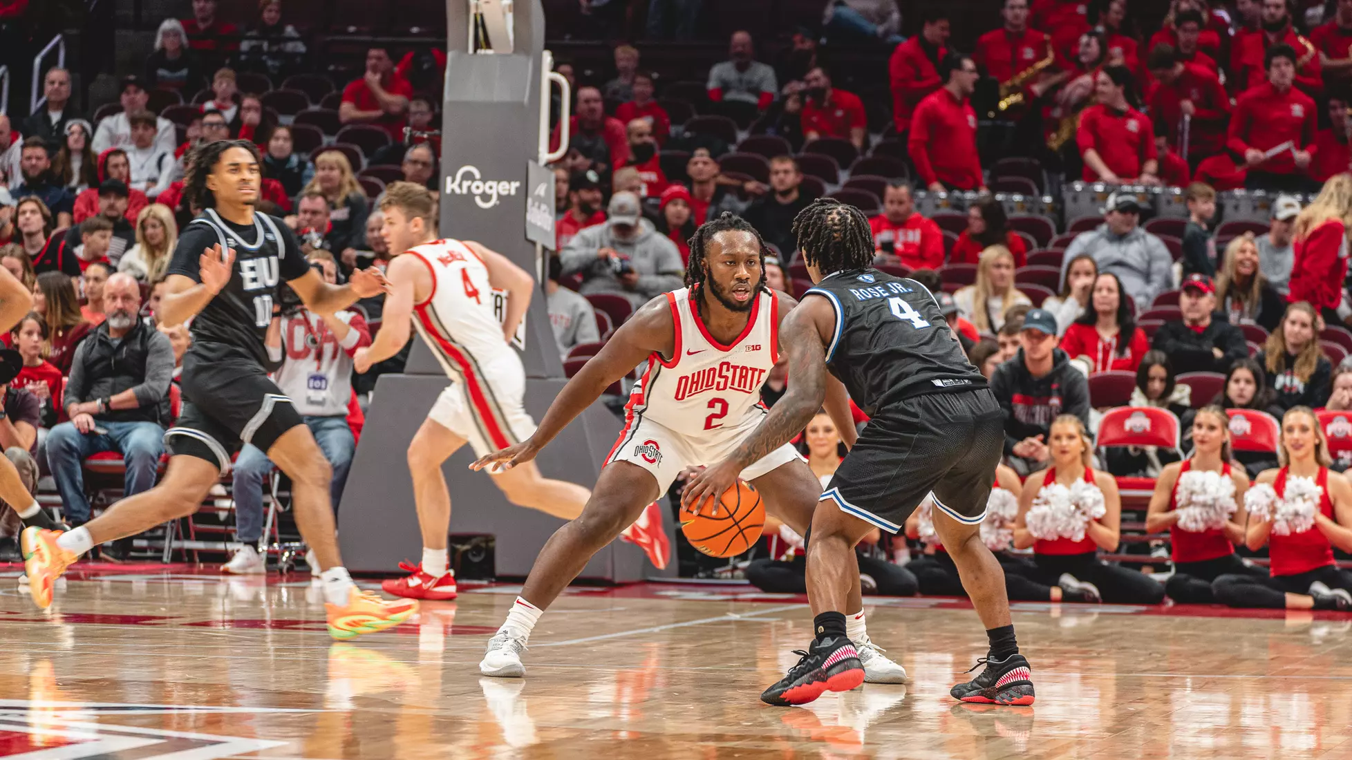 Sensabaugh Scores 20 as Buckeyes Down EIU 65-43