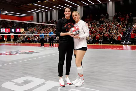 No. 8 Ohio State Falls to No. 9 Minnesota in Four Sets