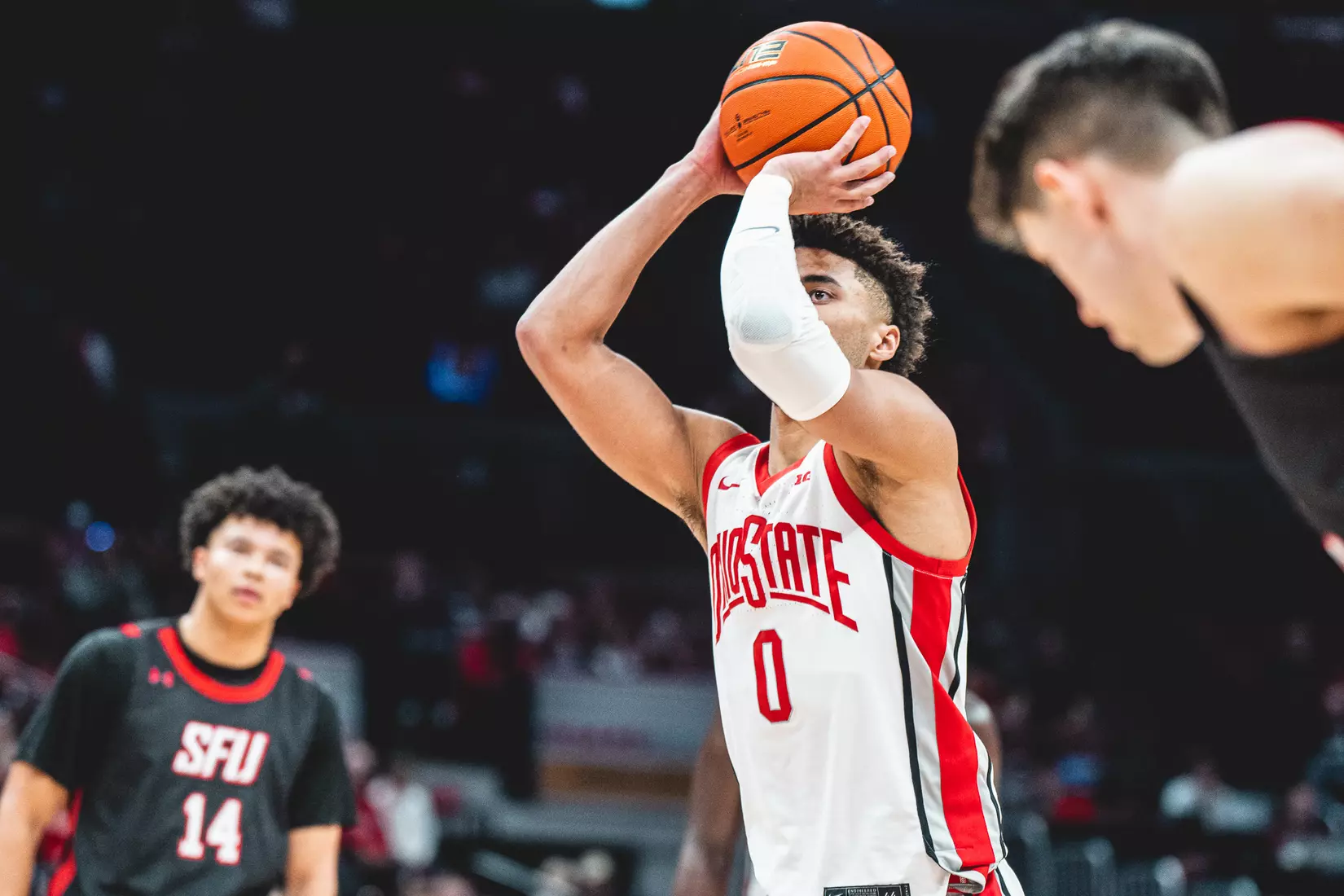 Freshmen Spark Buckeyes in 96-59 Win over SFU