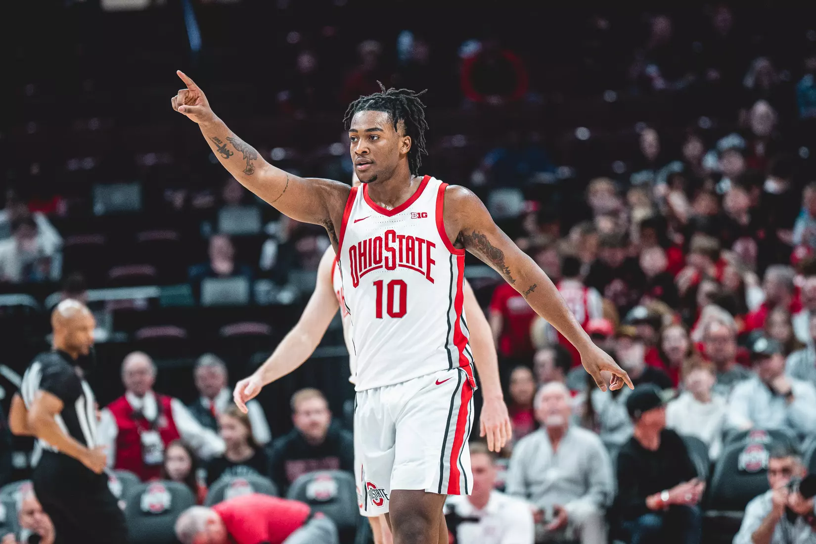 Freshmen Spark Buckeyes in 96-59 Win over SFU