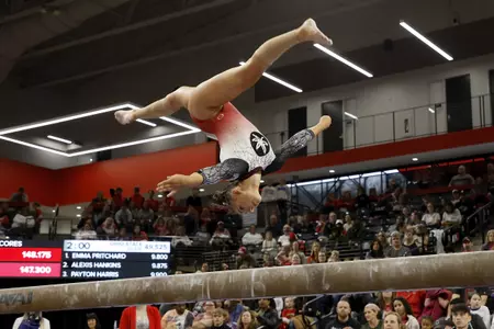 Buckeyes’ Beam Team Shines in Win Over Maryland