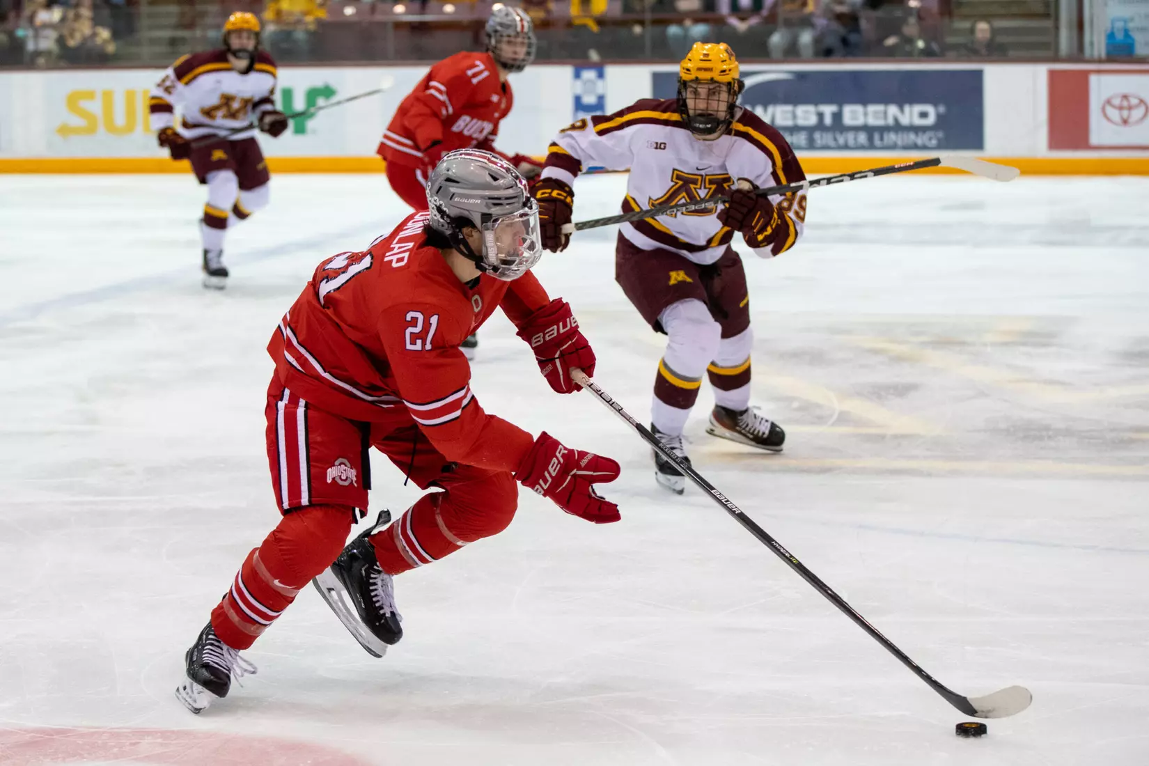 No. 8/7 Buckeyes Fall to No. 1 Gophers