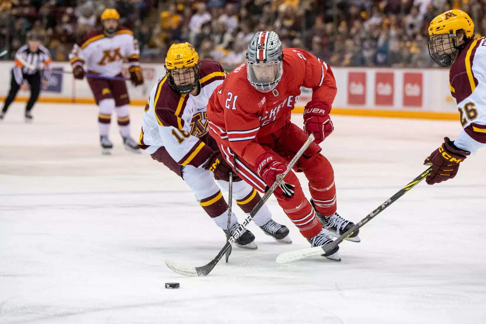 No. 8/7 Buckeyes Fall to No. 1 Gophers