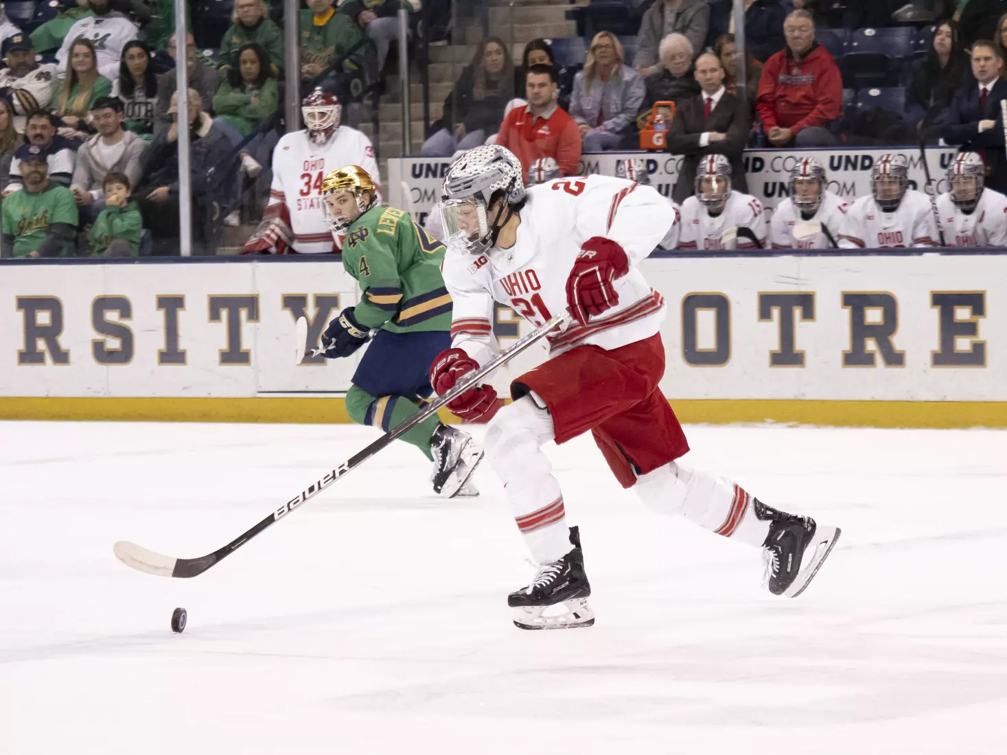 No. 7 Buckeyes Skate to 2-2 Tie at Notre Dame