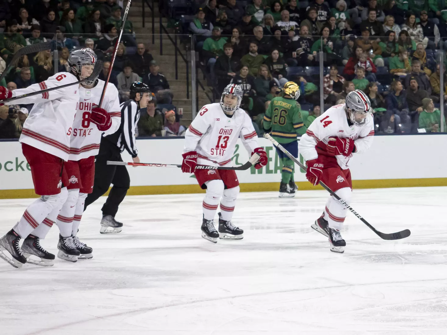 No. 7 Buckeyes Skate to 2-2 Tie at Notre Dame