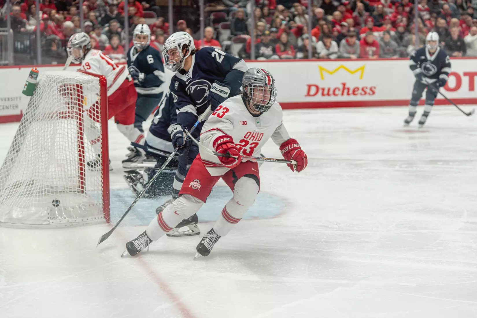 No. 7 Buckeyes Score Late, Down No. 9 Penn State 4-2