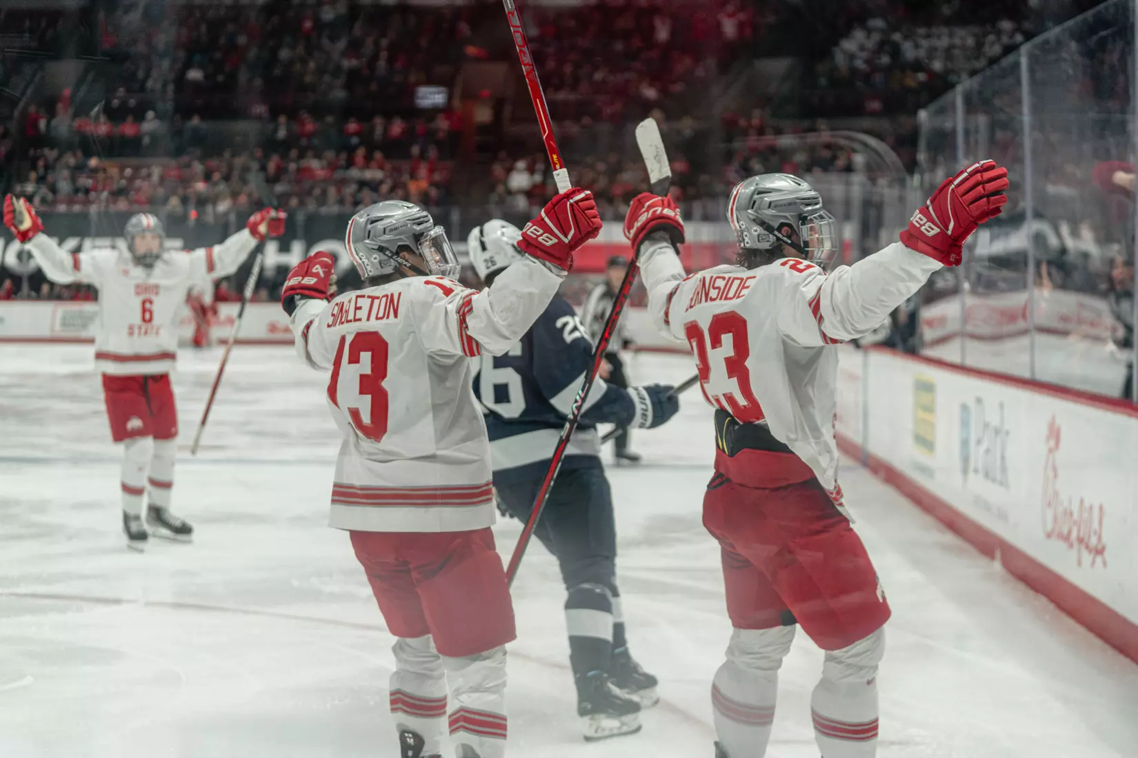 No. 7 Buckeyes Score Late, Down No. 9 Penn State 4-2