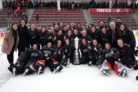 Ohio State Wins First WCHA Regular Season Title With 3-1 Win Over Wisconsin