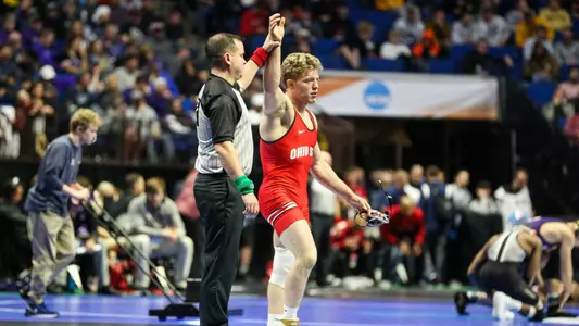 Three Buckeyes to the Quarterfinals at NCAA Championships