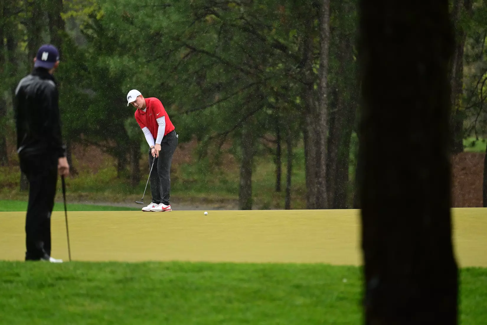 Buckeyes Hang Tough in Rainy First Round of B1G Championship