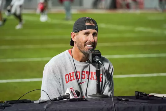 Brian Hartline at Football Media Availability