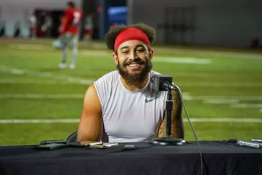 Julian Flemming at Football Media Availability