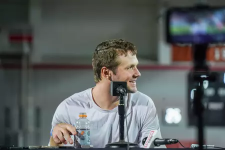 Kyle McCord at Football Media Availability