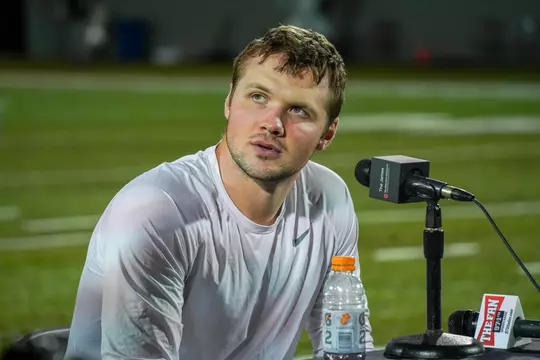 Kyle McCord at Football Media Availability