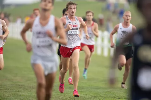 COLLEGE STATION, TX - October 13, 2023 - Ohio State Cross Country Team in College Station, TX. Photo By Evan Pilat/