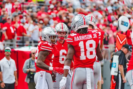 Marvin Harrison Jr. and TreVeyon Henderson FB vs Western Kentucky