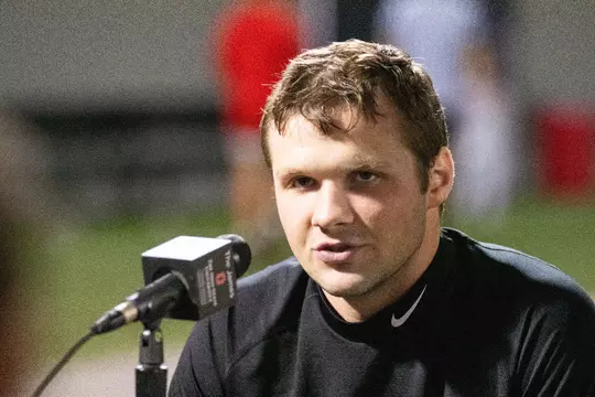 Kyle McCord at Football Media Availability