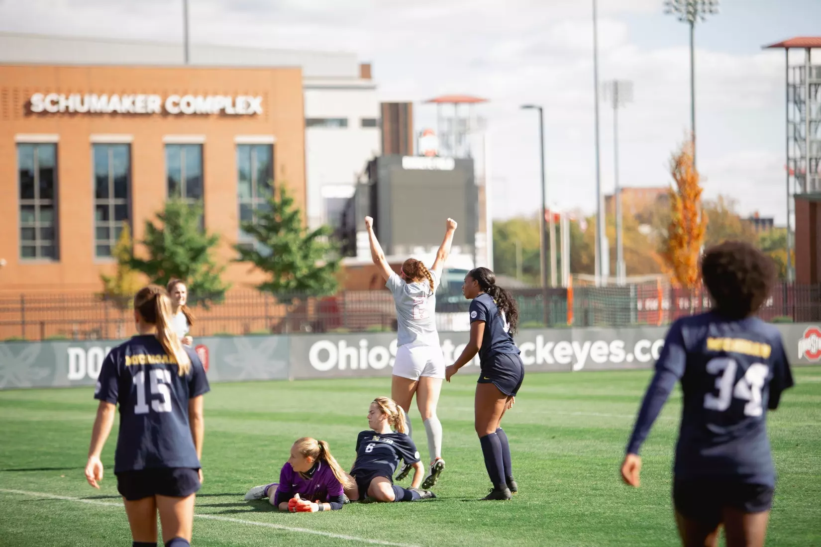 Ohio State Women's Soccer vs Michigan on October 22nd, 2023.