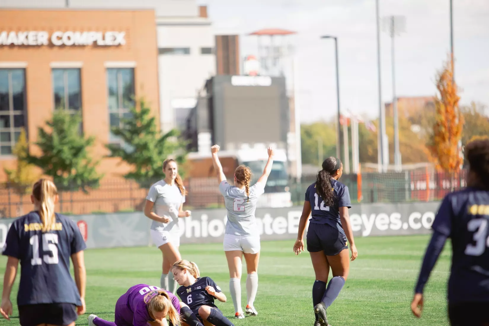 Ohio State Women's Soccer vs Michigan on October 22nd, 2023.