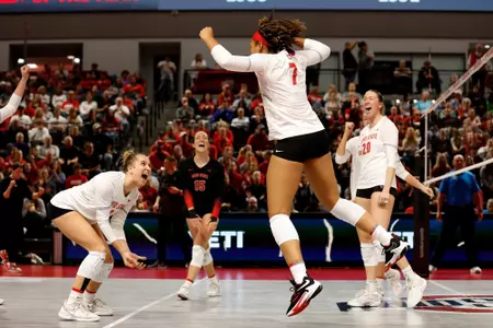 Women's Volleyball Celebration