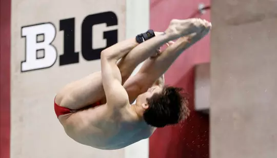Ohio State swimming vs Michigan Saturday, Jan. 18, 2020, in Columbus, Ohio. (Photo/Jay LaPrete)