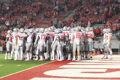 The Ohio State University football team defeats the Wisconsin Badgers in overtime 30-23. October 15,2016
(Photo by Walt Middleton Photography 2016)