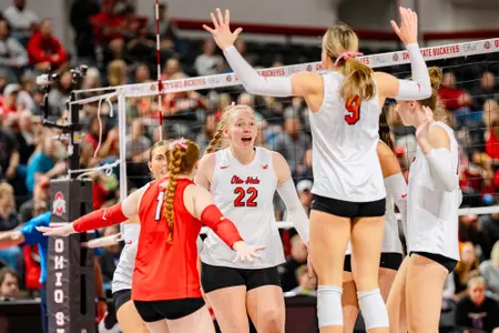 Ohio State Women's Volleyball vs Northwestern at the Covelli center