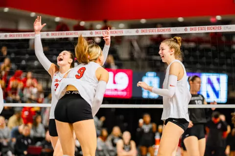 Ohio State Women's Volleyball vs Northwestern at the Covelli center