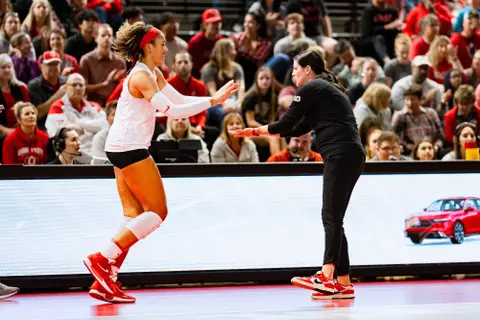 Ohio State Women's Volleyball vs Northwestern at the Covelli center