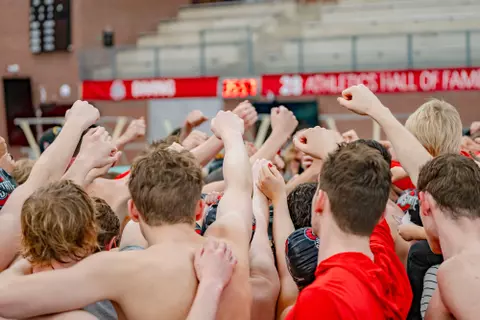 Team huddle