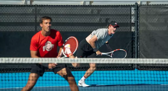 JJ Tracy and Robert Cash at the ITA All-American Championship