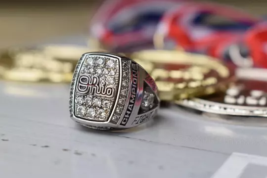 image of diamond ohio state championship ring