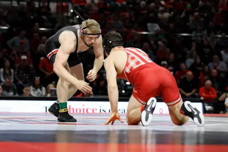 Ohio State wrestling vs. Edinboro Sunday, Nov. 12, 2023, in Columbus, Ohio. (Photo/Jay LaPrete)
