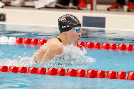 Ohio State swim and dive Invitational Thursday, Nov. 16, 2023, in Columbus, Ohio. (Photo/Jay LaPrete)