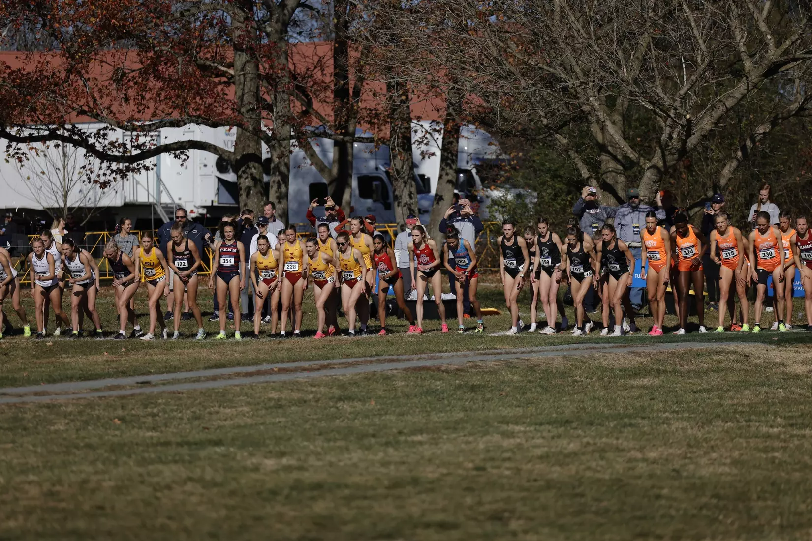 The Ohio State University cross country team compete at the 2023 NCAA Championships. November 18th, 2023 (Photo by: Walt Middleton Photography)