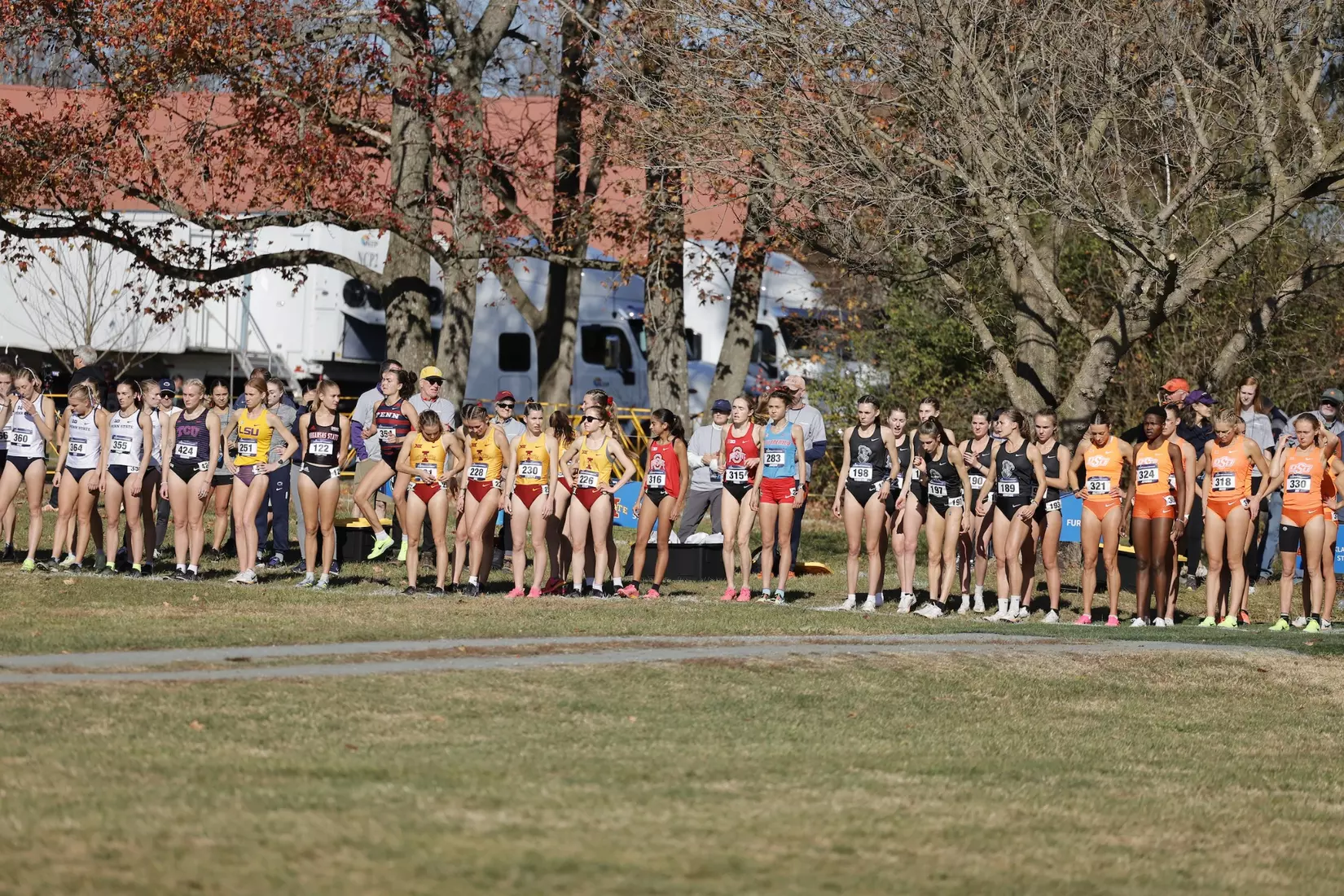 The Ohio State University cross country team compete at the 2023 NCAA Championships. November 18th, 2023 (Photo by: Walt Middleton Photography)