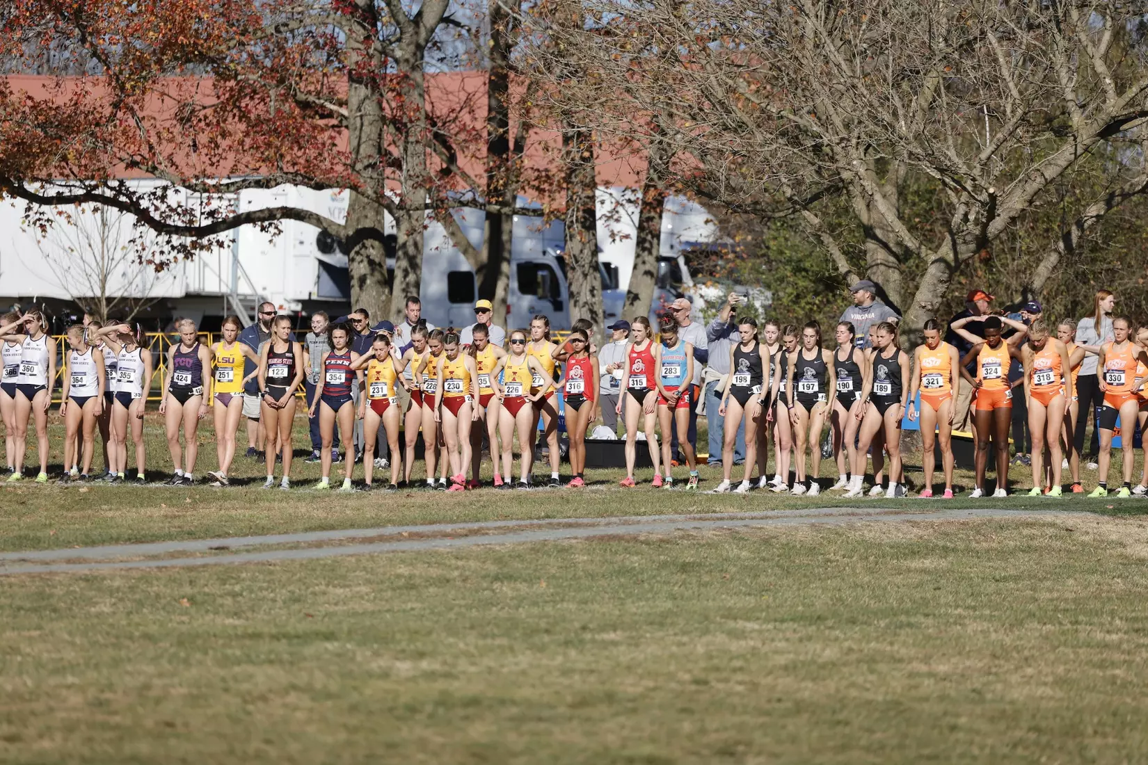 The Ohio State University cross country team compete at the 2023 NCAA Championships. November 18th, 2023 (Photo by: Walt Middleton Photography)