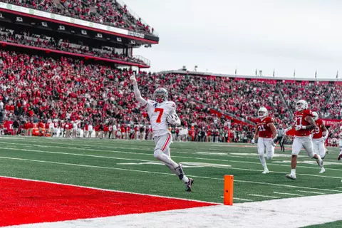 Hancock TD Q3 Ohio State Football at Rutgers Nov 4 2023