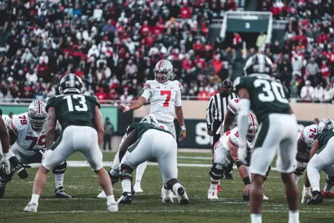 CJ Stroud Ohio State Football at Michigan State