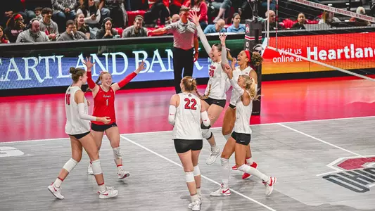 Women's Volleyball Celebration