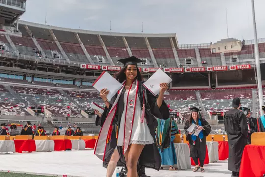 Athlete at Spring 2023 Graduation