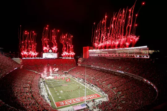 Ohio State plays Penn State on Saturday, October 30, 2021 at Ohio Stadium in Columbus, Ohio.