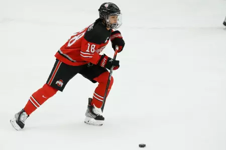 Ohio State women's hockey vs. Minnesota Duluth Friday, Oct. 21, 2022, in Columbus, Ohio. (Photo/Jay LaPrete)