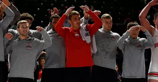 Ohio State wrestling vs Illinois Sunday, Jan. 19, 2020, in Columbus, Ohio. (Photo/Jay LaPrete)