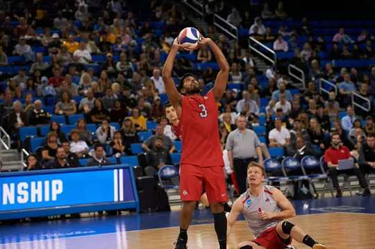 NCAA Men's Volleyball - 2018 Ohio State University Men's Volleyball team versus the Cal State Long Beach 49er's in the NCAA National semifinals. UCLA Pauley Pavillion, Los Angeles, CA.
May 3rd, 2018
Copyright Don Liebig