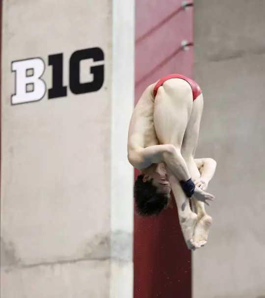 Ohio State swimming vs Michigan Saturday, Jan. 18, 2020, in Columbus, Ohio. (Photo/Jay LaPrete)